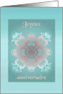 french ornamental birthday card