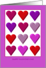 Happy Valentine’s Day - Hearts card