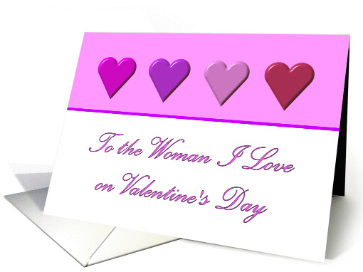 The Woman I Love - Valentine card (340550)