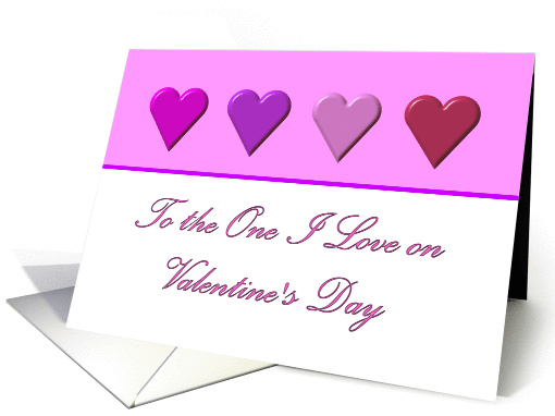 The One I Love - Valentine card (340556)