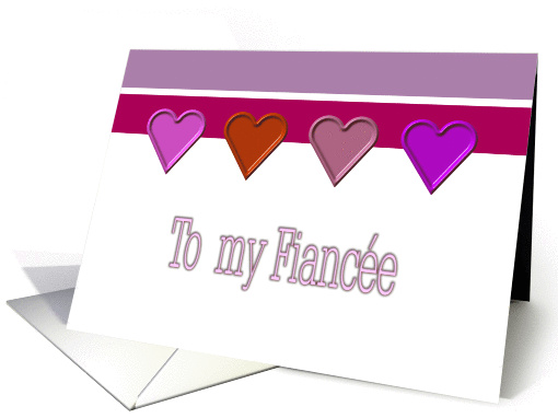 Valentine Fiancee card (340576)