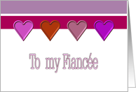 Valentine Fiancee card