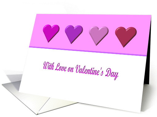 Valentine with Love card (340584)