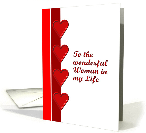 Wonderful Woman Valentine card (340604)