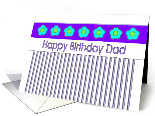 Happy Birthday - Dad card (341465)