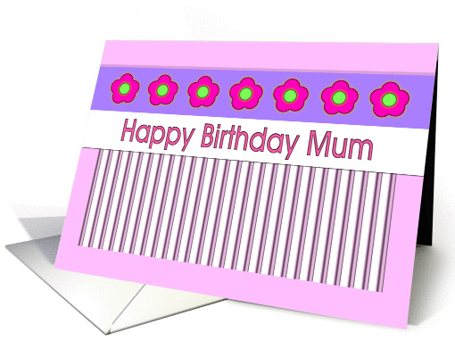 Happy Birthday - Mum card (341471)