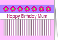 Happy Birthday - Mum card