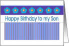 Happy Birthday - Son card