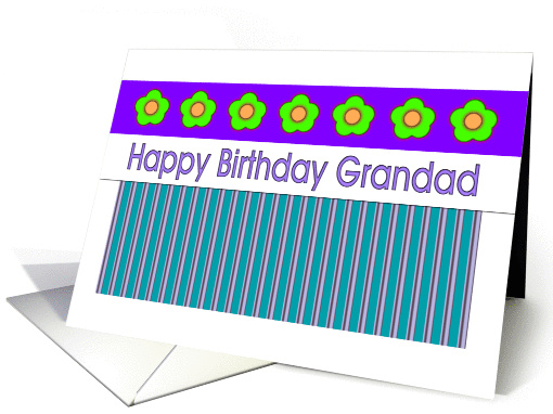 Happy Birthday - Grandad card (341541)