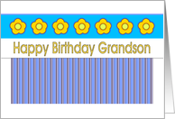 Happy Birthday - Grandson card
