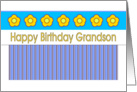 Happy Birthday - Grandson card