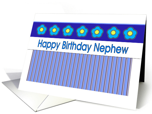 Happy Birthday - Nephew card (341567)