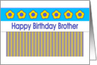 Happy Birthday - Brother card