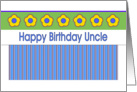 Happy Birthday - Uncle card