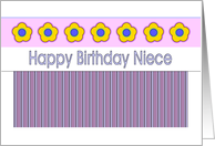 Happy Birthday - Niece card