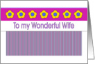 Birthday - Wife card