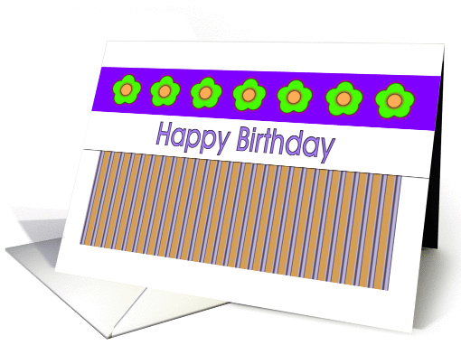 Happy Birthday - blank card (341683)