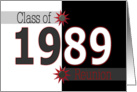 Class Reunion 1989 card