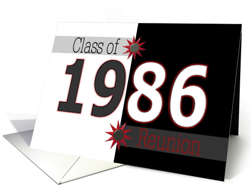 Class Reunion 1986 card (342871)