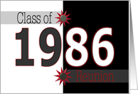 Class Reunion 1986 card