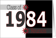 Class Reunion 1984 card