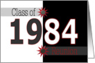 Class Reunion 1984 card