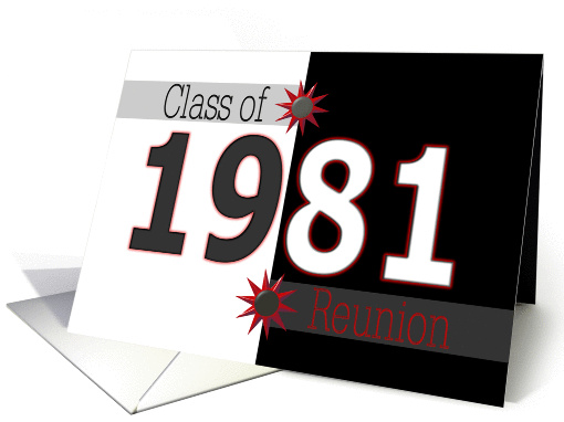Class Reunion 1981 card (342909)