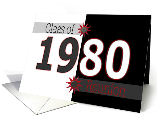 Class Reunion 1980 card (342957)