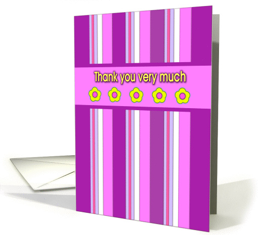 Thank You very much card (343260)