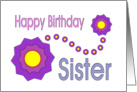 Happy Birthday - sister card