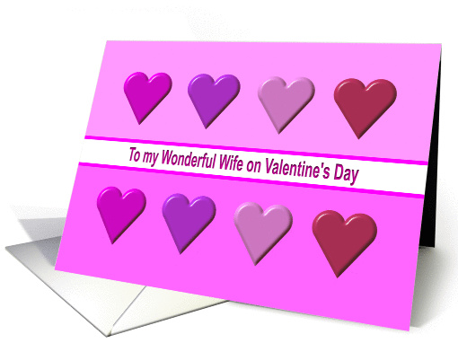 Valentine Wife card (351111)