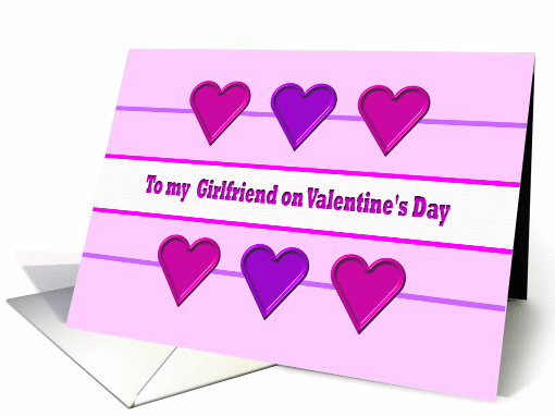Valentine Girlfriend card (351119)