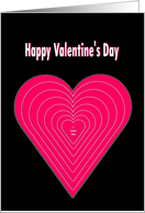 Happy Valentine’s Day Heart card
