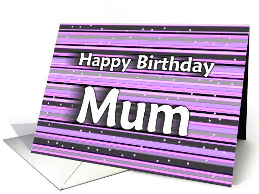 Happy Birthday - Mum card (359135)