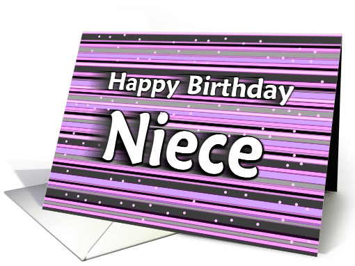 Happy Birthday - Niece card (359147)