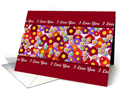 Valentine - I Love You card (362638)