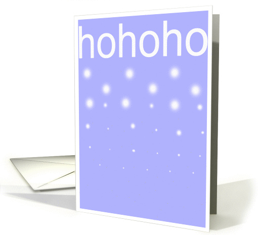 Ho Ho Ho card (333940)