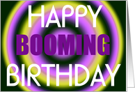 Happy Booming Birthday card