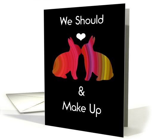 We should kiss and make up...I can't bear to loose you card (431325)