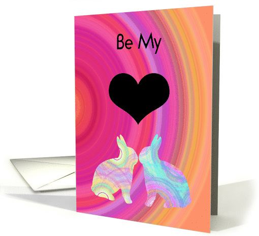 Be My Love Bunny... card (432328)