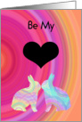 Be My Love Bunny... card