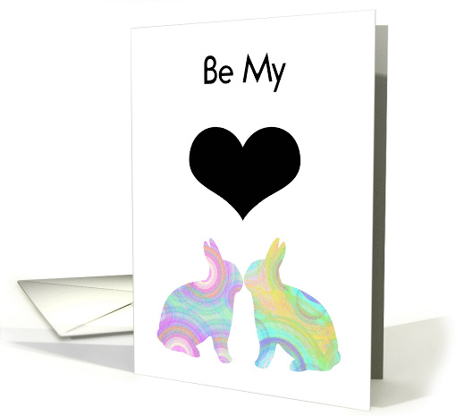 Be My Love Bunny... card (432329)