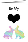 Be My Love Bunny... card