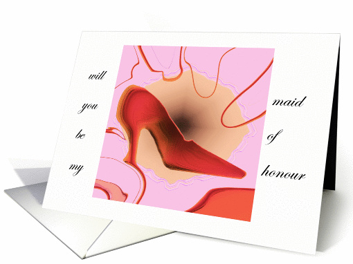 Maid of honour card (372161)