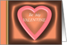 Be My Valentine card