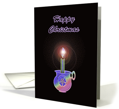 Happy Christmas Candle card (688107)