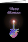 Happy Christmas Candle card
