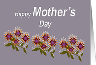 Happy Mother’s Day with Text and flowers card