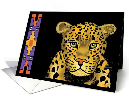 Leopard card (450388)