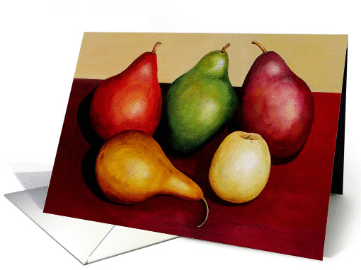 French Pears card (342585)
